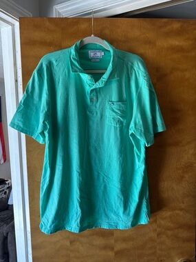 Southern Tide Men's Short Sleeve Polo - Aqua Green
